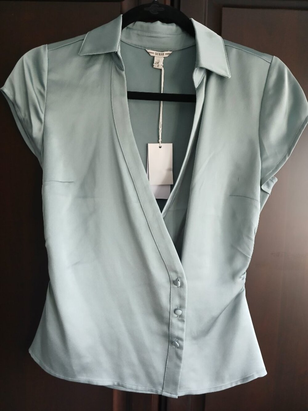 Guess Size S Short Sleeve Blouse